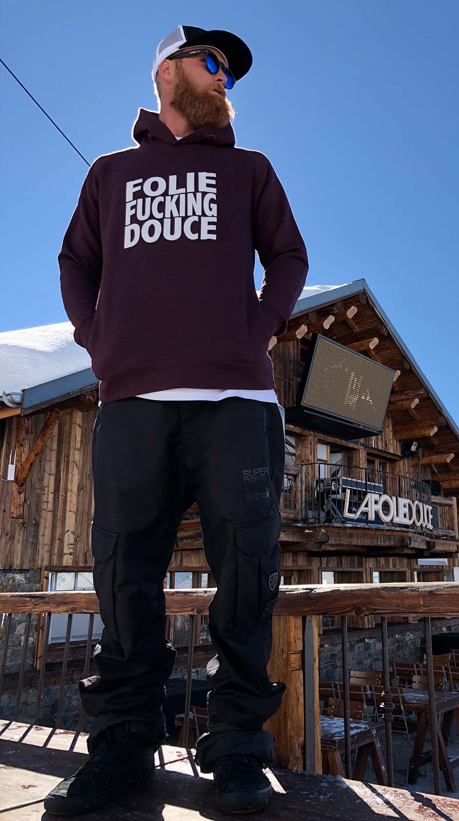 Créations pour La Folie Douce | Hoodie sérigraphié